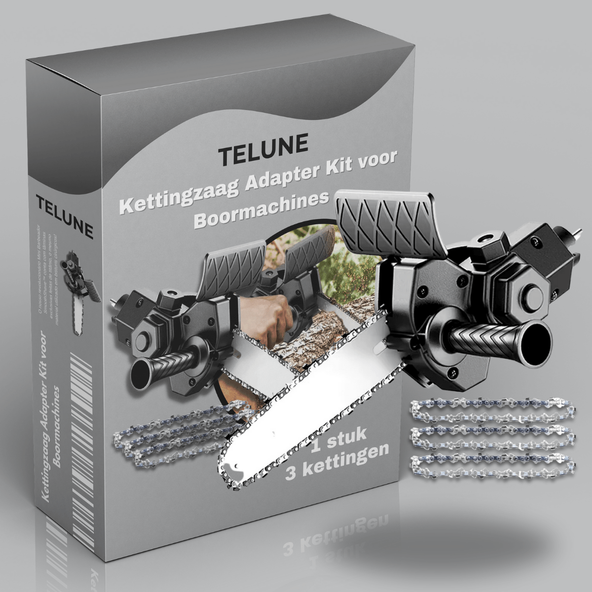 チェーンソー アダプターキット｜電動ドリル用 - Telune