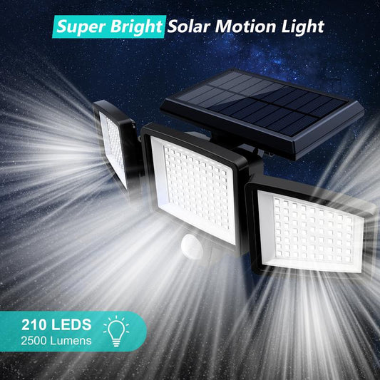 ルミガード｜人感センサー付き ソーラーLED投光器