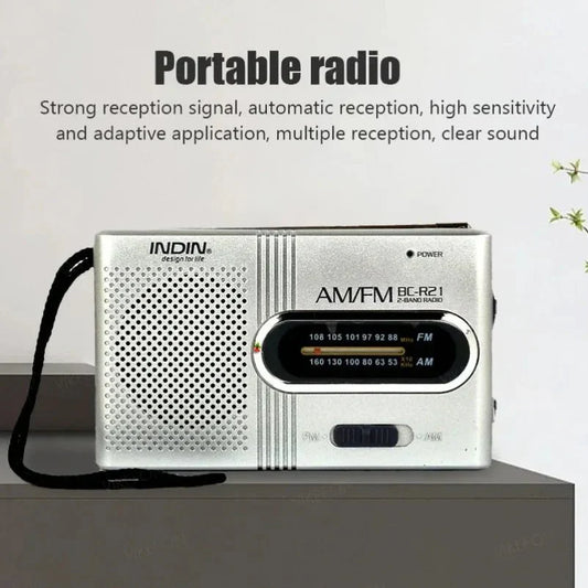 ノットラジオ｜携帯 AM/FM 電池式 防災ラジオ