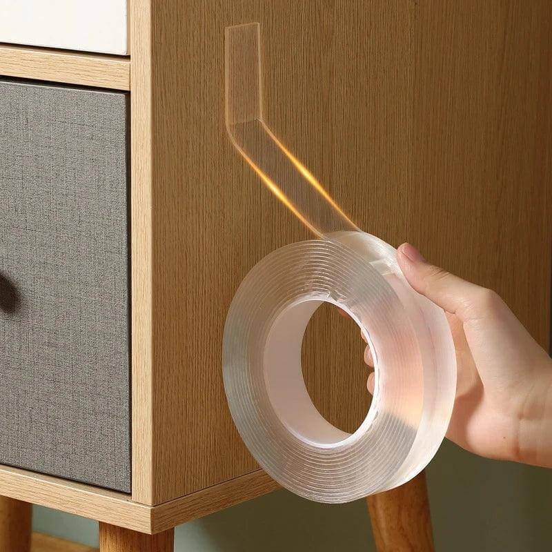 繰り返し使える ナノ両面テープ - Telune
